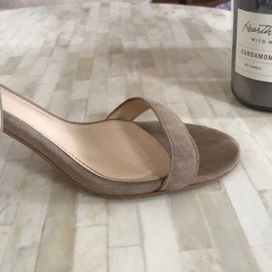 Jessica Simpson Shoes - Jessica Simpson nude suede heels Jessica Simpson Shoes - Jessica Simpson nude suede heels